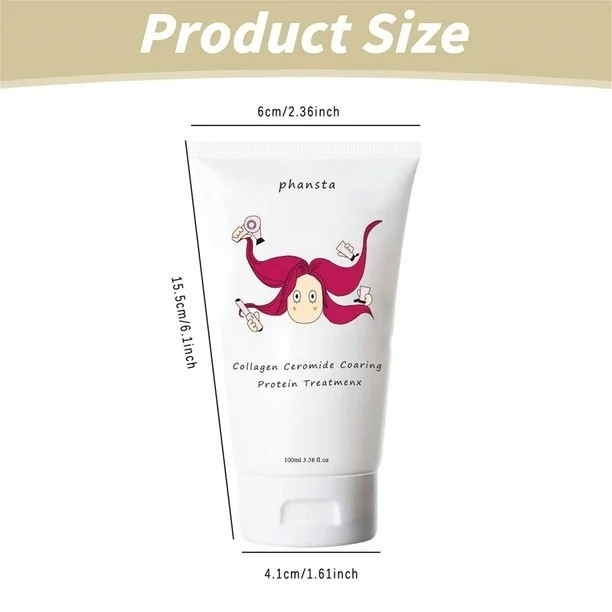 Phansta Hair Collagen Mask Ceromide Protein Treatment Repair Conditioner 100ml