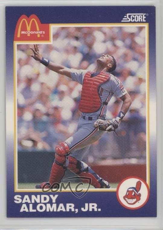 1990 Score McDonald's Sandy Alomar Jr #2 sq1