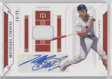 2019 Panini National Treasures 69/99 Michael Chavis #GGS-MC Auto 5w7