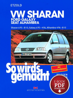 PDF VW Sharan / Ford Galaxy / Seat Alhambra (95-10) Reparaturanleitung