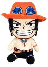 Great Eastern Entertainment One Piece- Ace Sitting Pose Plush 7 inches, Multi