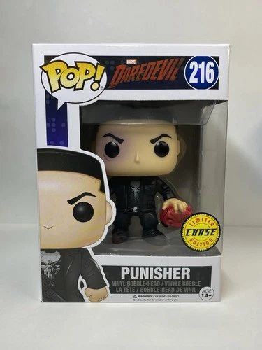 Funko Pop Marvel Daredevil: Punisher #216 Chase Frank Castle with Protector