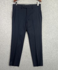 Michael Kors Men  s Dress Pants Navy Blue 33W x 30L Slim Fit Stretch Trousers