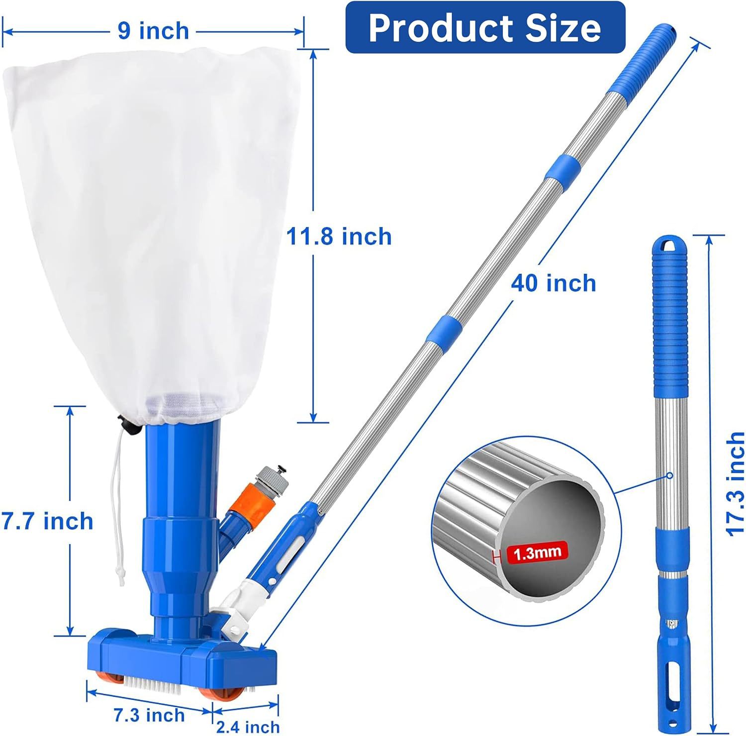 Pool Vacuum,Pool Cleaning Kit,Hot Tub Cleaning Kit,Swimming Pool Vacuum,Hot Tub eBay