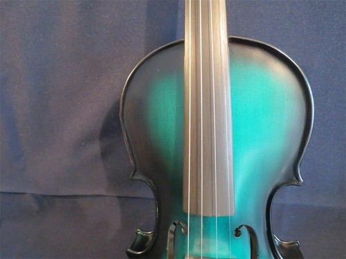 Hand made soild wood song Double color electric/acoustic violin full size 4/4 - Picture 16 of 38