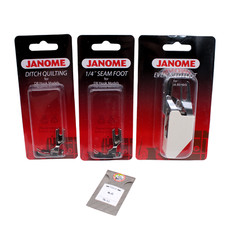Kit de piezas de edredón Janome Heavy Duty (HD) para máquina de coser profesional HD9