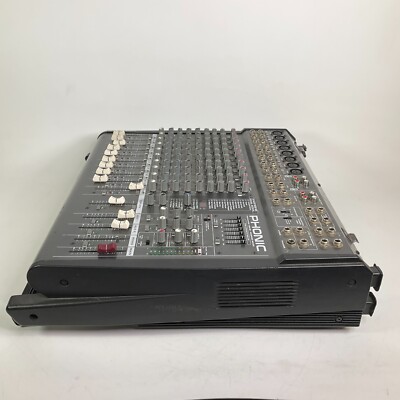 Phonic Powerpod 1860 Plus Powered Mixer 12 Channel Tested Works | eBay