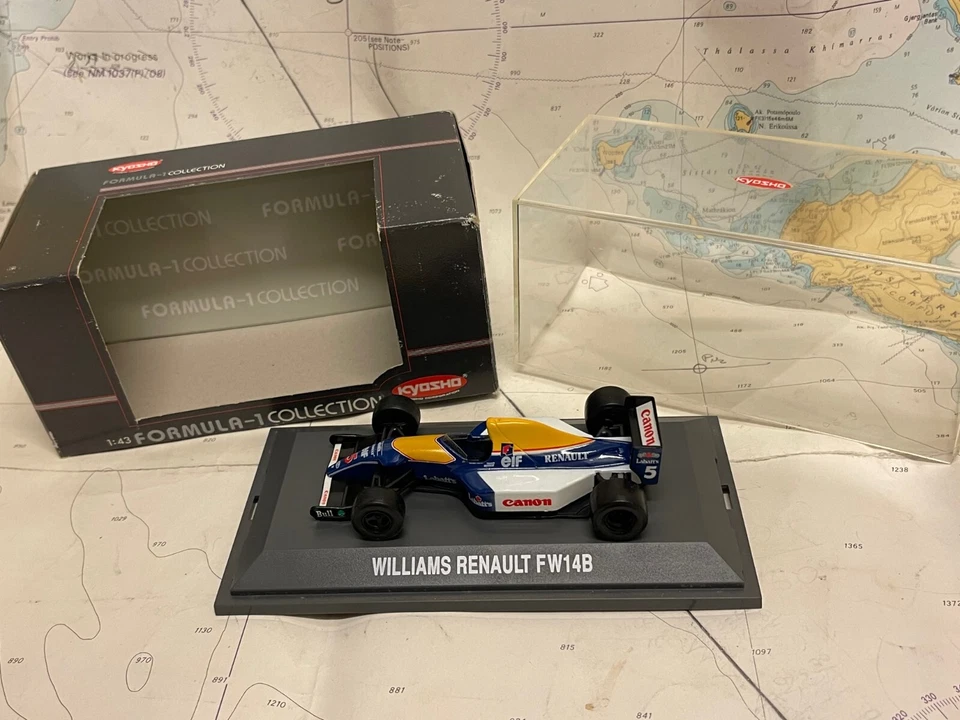 WILLIAMS RENAULT FW14B 1/43 KYOSHO CAMPIONE DEL MONDO F.1 1992 N°5 - Immagine 2 di 4