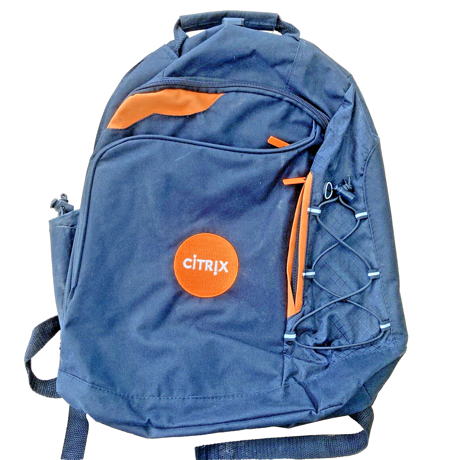 Laptop Backpack by CheckMate Citrix - Near Perfect - Orange/Black-image