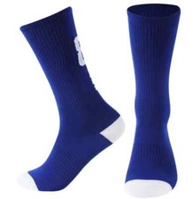 BABIBEAN L29617 Boys School Blue Crew Socks For Football 34 Size Small