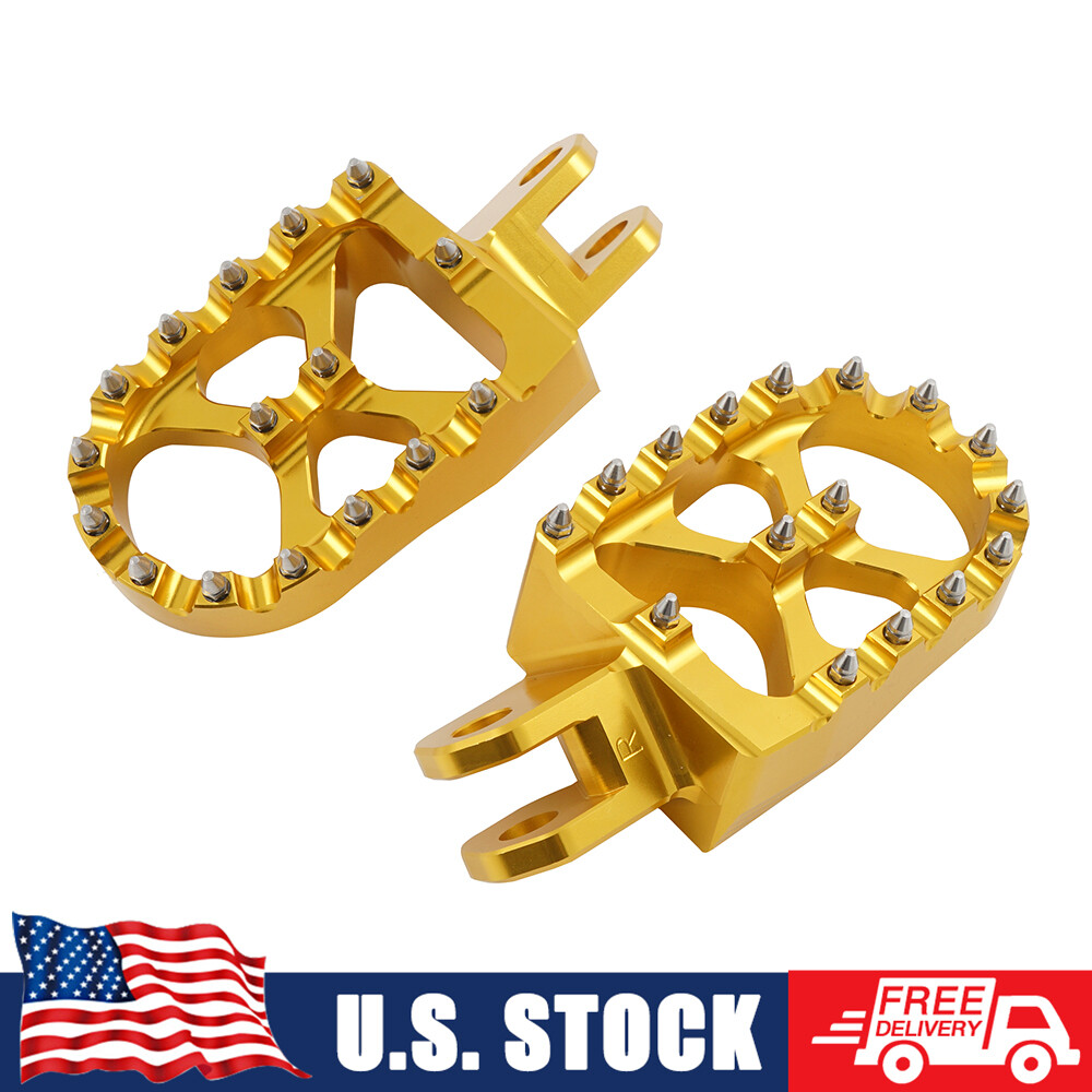 For Suzuki DRZ400S DRZ400SM 20002022 CNC Billet Wide Foot Pegs Pedals