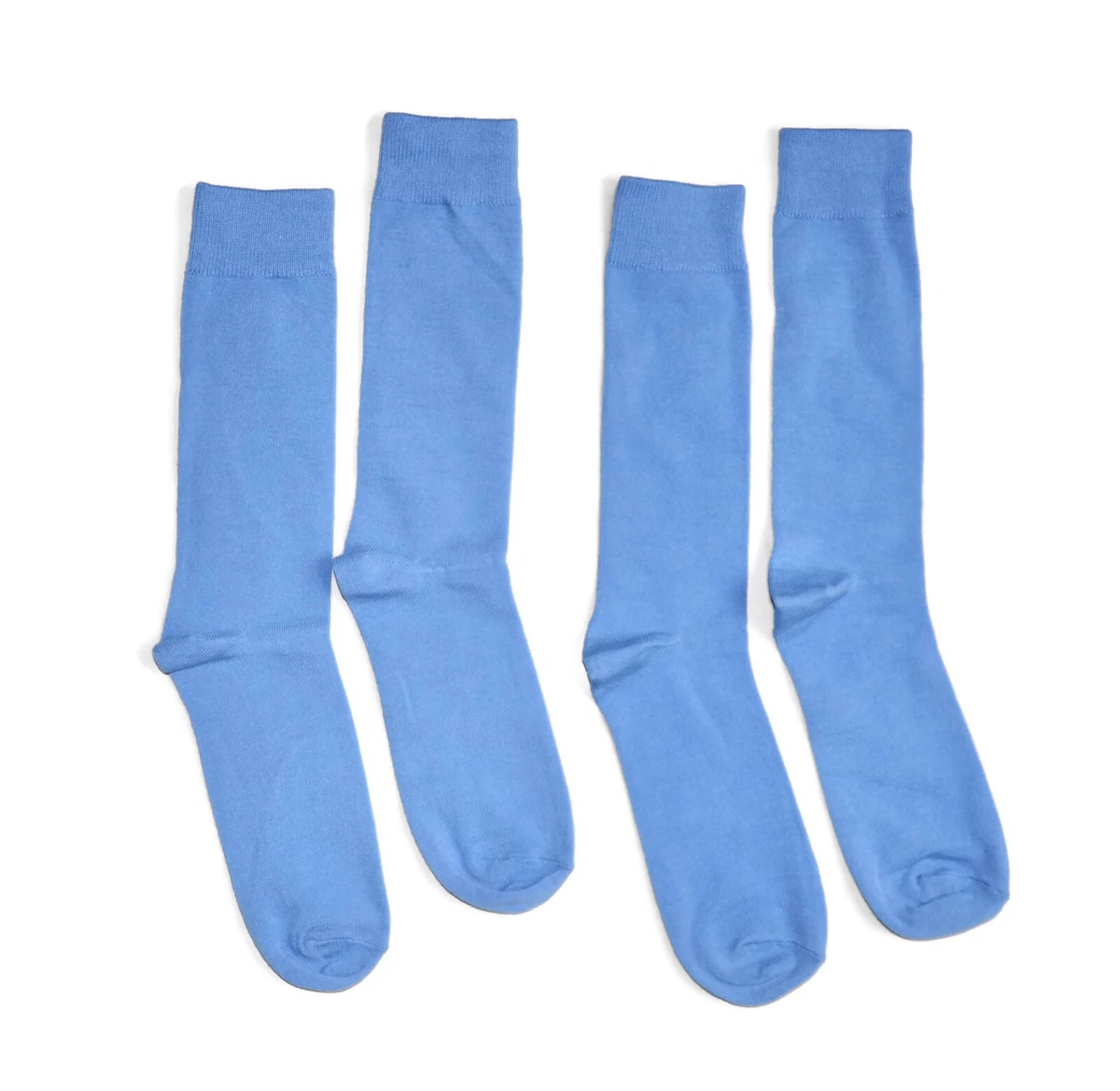 Calcetines Algodon Cortos Pack 2 Pares Calcetines Largos Hombre - 100% Algodón - Elegantes Para Traje Calcetines Algodón 100