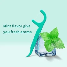 Micro Hilo Dental Sabor A Menta Palillo De Dientes Plegable 150 Unidades