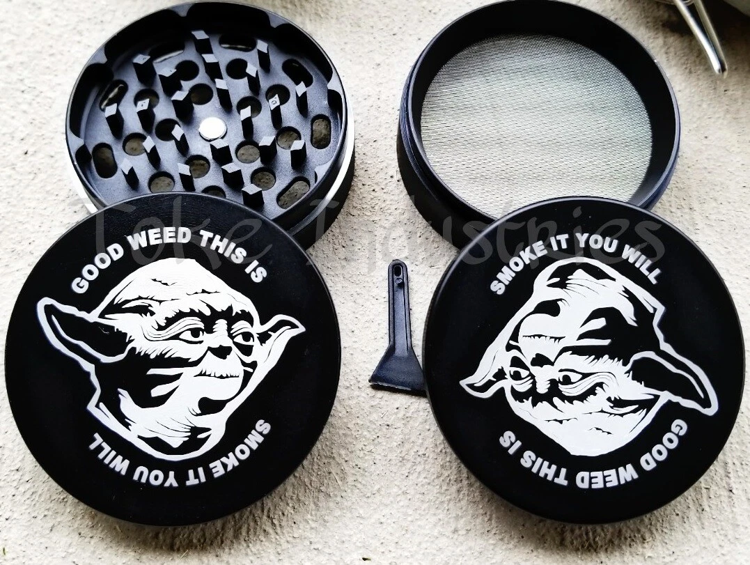 Yoda Grinder 63mm 4 Piece Grinder For Cooking Herbs Spices Coffee Star Wars
