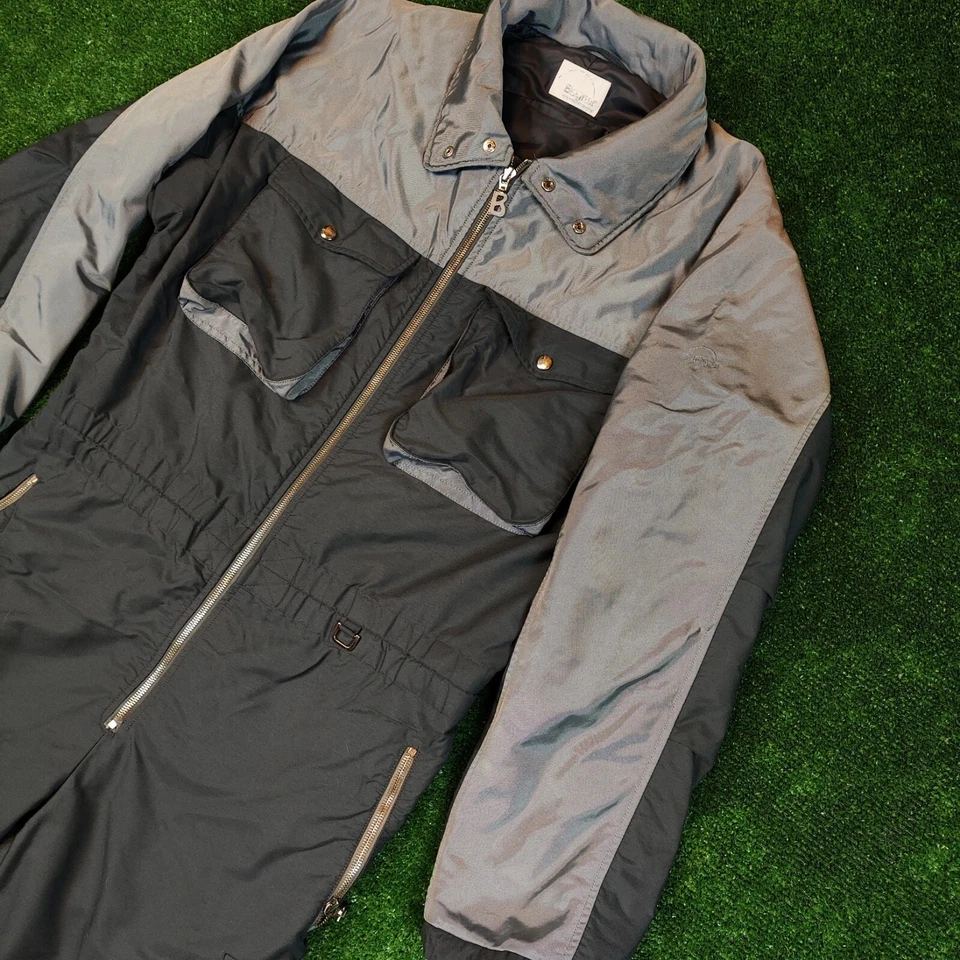 Vintage Bogner Ski Suit Mens 48 Large Gray Snowboard 90's Snowsuit Outdoors * - Image 2 of 4