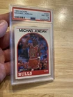 Michael Jordan PSA 8 Hoops Collector Card Chicago Bulls MJ NBA Last Dance GIFT