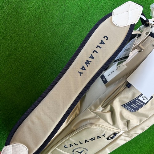 Callaway Golf Advance Cart Bag 25JM 9.5 x 47in Lightweight 4-way 2025 Beige New - Picture 19 of 19