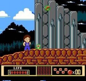 M&oacute;dulo NES / Famicom - Jackie Chan JAP&Oacute;N fuertes signos de desgaste