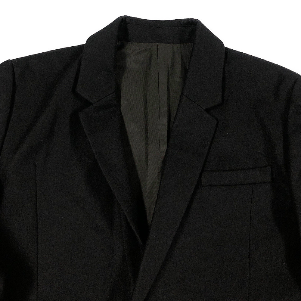 Undercover UCV43083 Wool Flannel Chester Coat Black Size 3 Undercover UCV43083 Wool Flannel Chester Coat Black Size 3