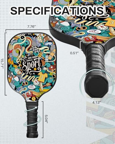 USAPA-Approved Pickleball Set: 2 Paddles, 4 Balls, Bag & Headbands