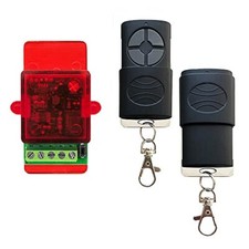 Kit apriporta automatico con 2 telecomandi per elettroserratura -