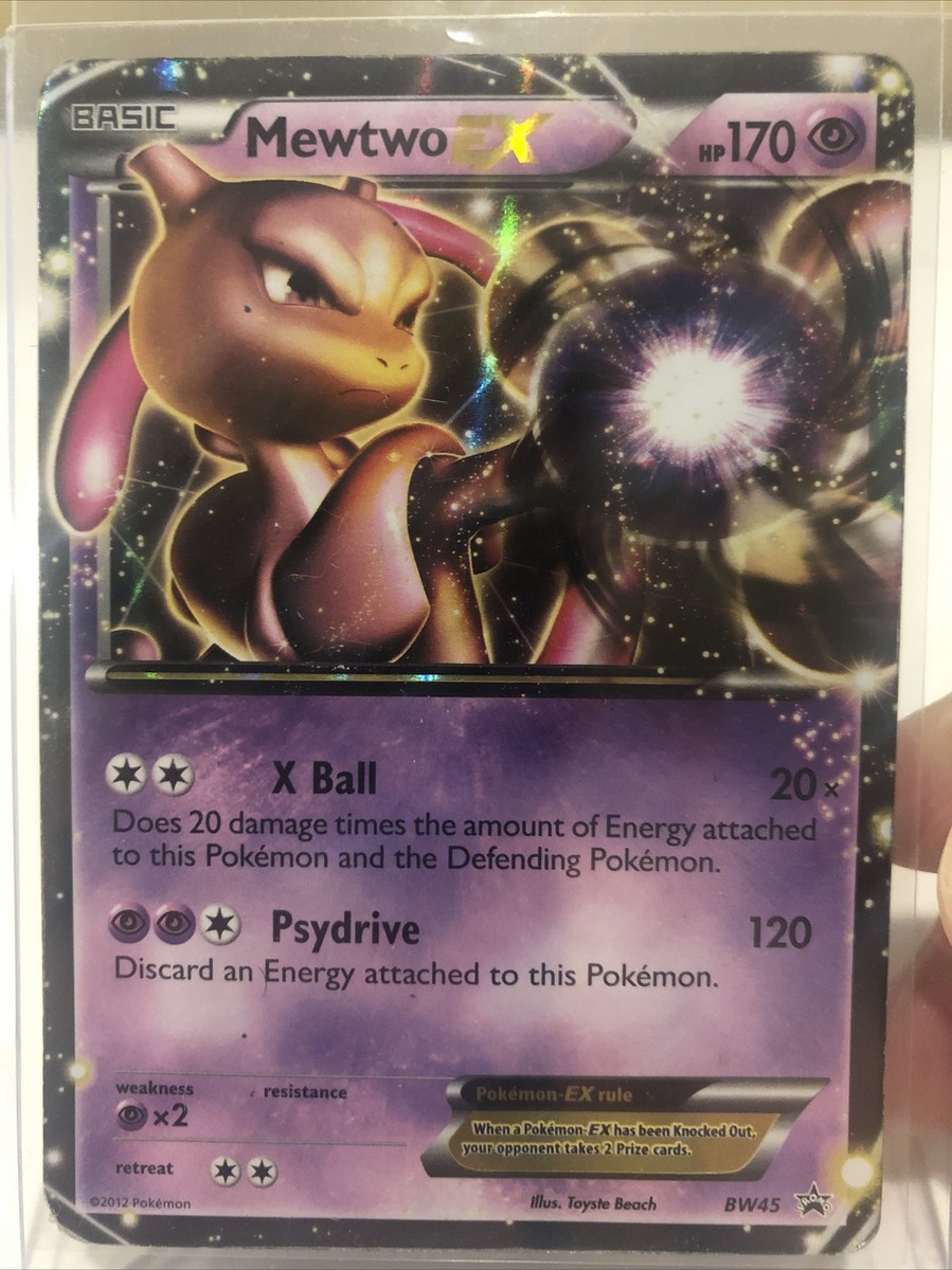 Mewtwo EX Pokemon Black & White Promo Pokemon Card Ultra