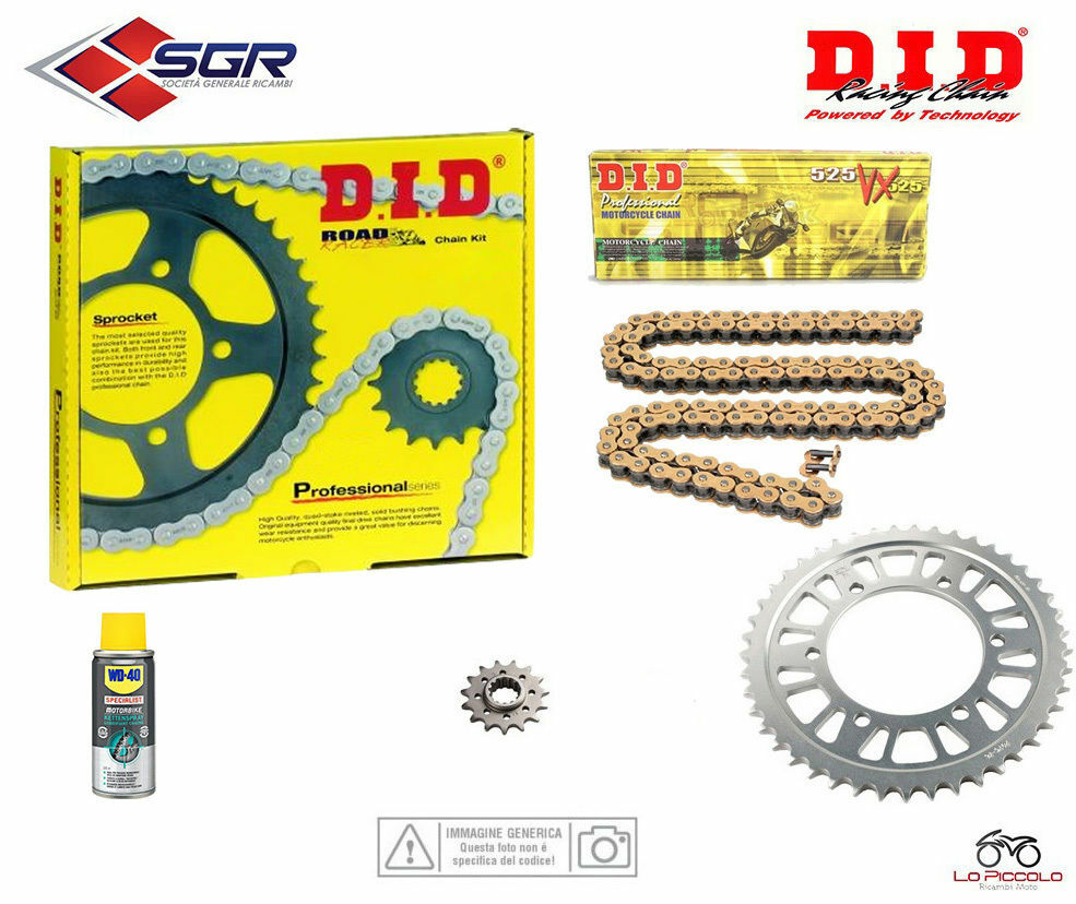 100354 KIT TRASMISSIONE DID CATENA CORONA PIGNONE HONDA CB F