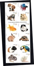 U.S. - 5106-25 - Pets - Complete Booklet - Never Hinged