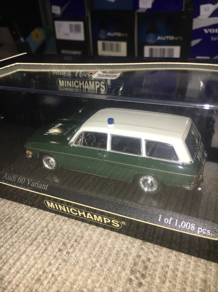 Minichamps 400011390 Audi 60 Variant - 'Polizei Ingolstadt' 1970 1/43 #NEW - Image 4 of 4