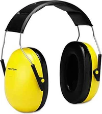 3M PELTOR Optime 98 Safety Ear Protection H9A Over-the-Head Black & Yellow PPE