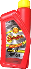 Schaeffer's #191 Micron Moly Racing Oil 20W-50 High Zinc 6 Quart Case