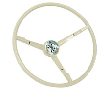 1964 1965 1966 Ford Mustang White 16 Standard Steering Wheel Quality Repro
