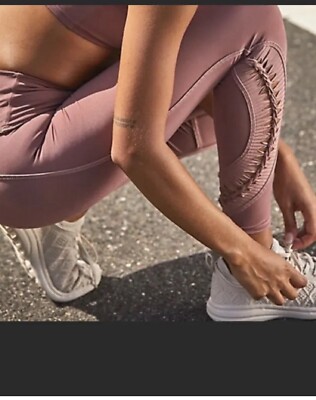 NWT Free People FP Movement Rebound High-Rise Leggings, Sz S Wither Rose, 034