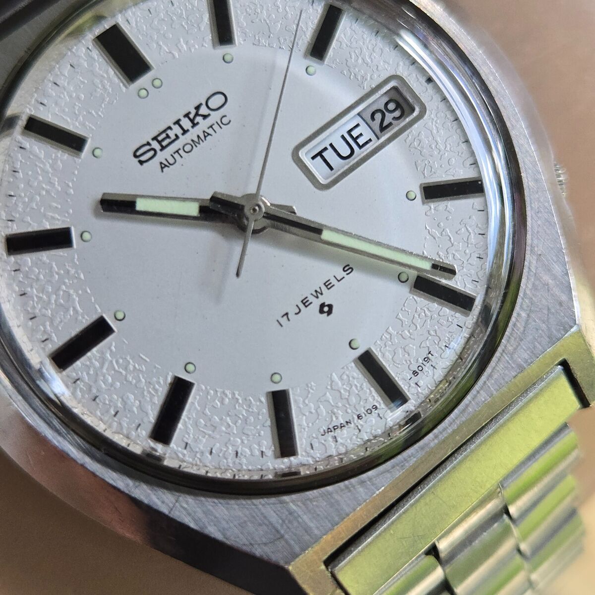 Vintage SEIKO men's automatic watch 6109-8019-B day/date Vintage SEIKO men's automatic watch 6109-8019-B day/date