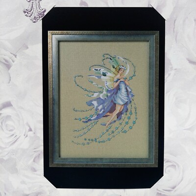 December Blue Topaz Cross Stitch Chart Pattern by Mirabiliia MD162