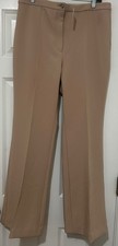 Ann Taylor Beige Crepe Slacks Sz. 14 NWT