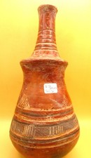 Poterie africaine   Mali en terre cuite Ht 27cm diametre 13cm 850g