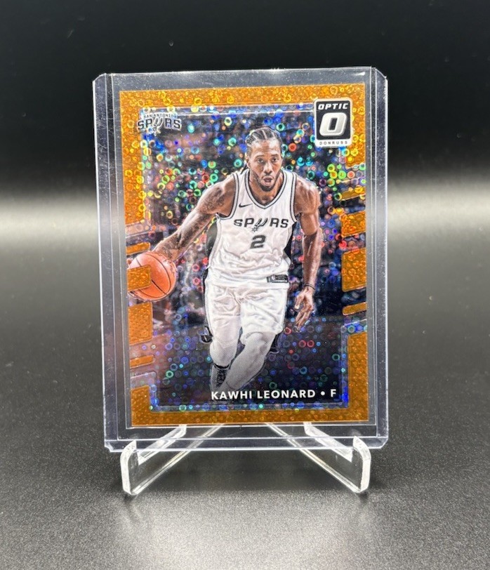 2017-18 Panini Donruss Optic Kawhi Leonard Fast Break Orange Disco /193