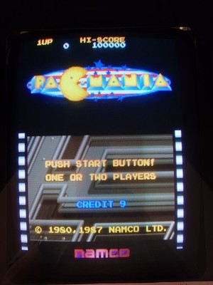 PAC-MANIA PCB PC Boad Namco 1987 SYSTEM-1 JAMMA 100% Working Sound and Video