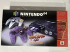 Nintendo 64 N64 Atomic Purple Vintage Video Game Console New, sealed collectable
