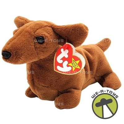 Ty Beanie Babies Weenie the Dog Dachshund Plush 1995