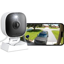 Easy Install 2K Indoor/Outdoor Camera with Continuous Recording  Night Vision