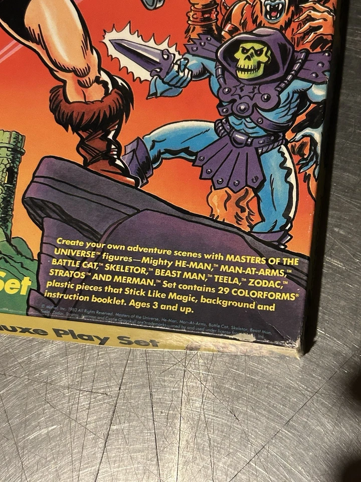 Juego de lujo He-Man 100 % completo Masters of the Universe 1983 Colorforms Foto 4 de 4