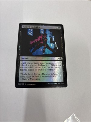 Return To Action Magic The Gathering Foil 121/302 NEO 