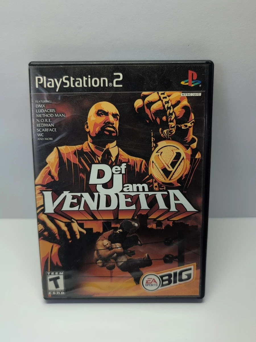 Jeu PS2 Def Jam Vendetta En Italien - Boîte & Notice Incluses - Rare & Très Bon État
