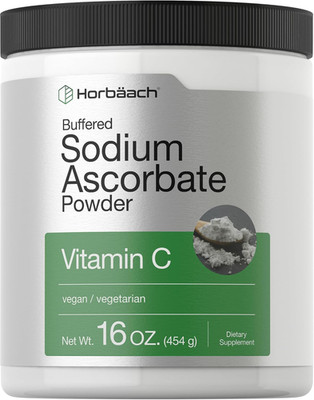 Buffered Sodium Ascorbate Vitamin C Powder 16oz | Vegan Non-GMO Gluten Free