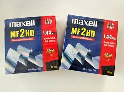 Micro Floppy Disks MF2HD 1,44Mb Maxell, Disketten, Disc, Disk - neu