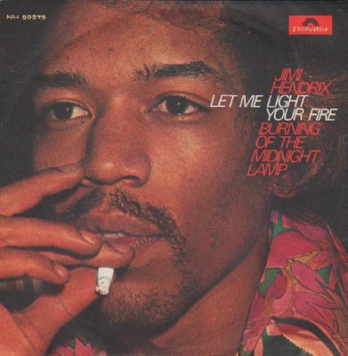Jimi Hendrix - Let Me Light Your Fire / Burning Of The Midnight Lamp (7'')