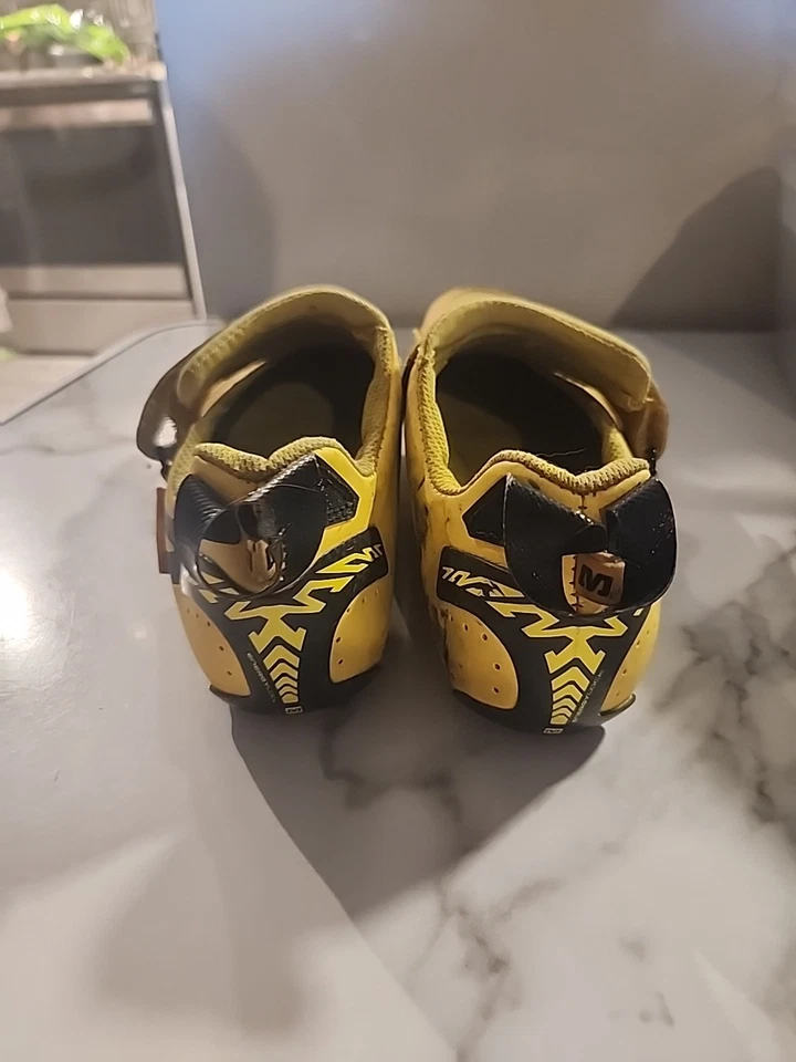 Zapatos de ciclismo Mavic SSC para mujer talla 6 amarillo energía carbono completo SL Foto 4 de 4
