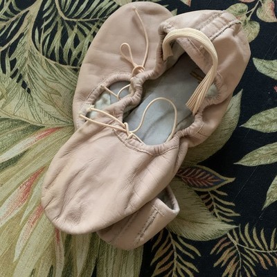 Bloch Women's Pink Dansoft Leather  Ballet Slippers Soft Dance Shoes Size 5B